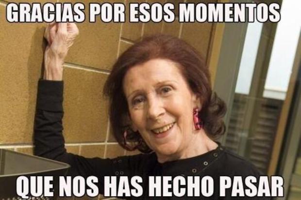 Descansa en paz Mariví Bilbao...