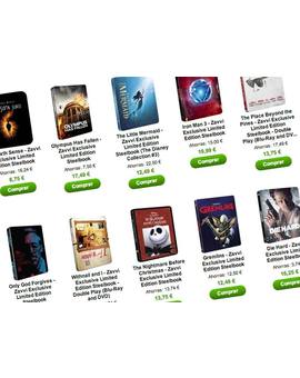 ...En Zavvi lanzan un especial de rebajas en una selección de steelbooks, la mayoría exclusivos!