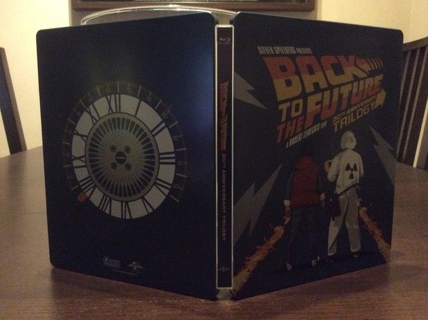 Recién llegado a casa steelbook "Back to The Future Trilogy" (Amazon.it) 