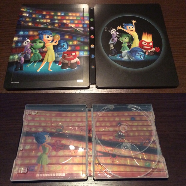 Inside Out steelbook recibida ayer tarde