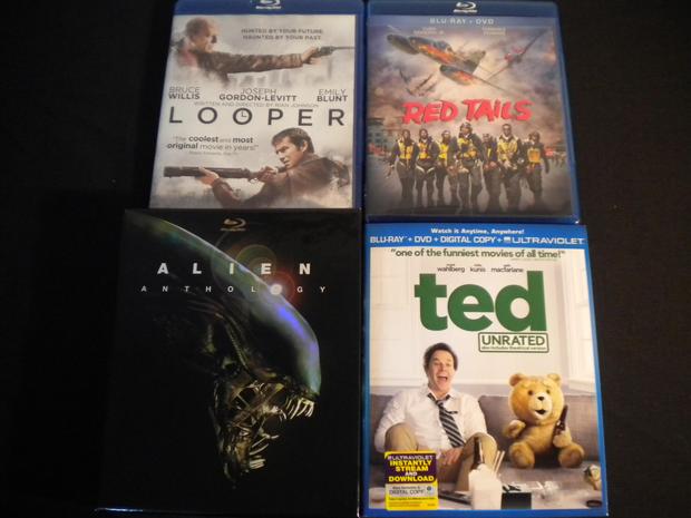 Pedido de ayer, Alien Anthology, Looper, Red Tails y Ted