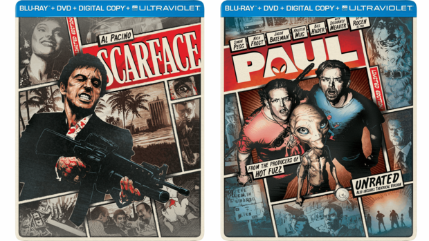 Nuevos SteelBook's de Scarface y Paul y a un buen precio.