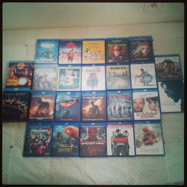 Mi colección Blu-ray, poco a poco