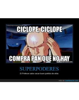 Los poderes de Xavier son únicos