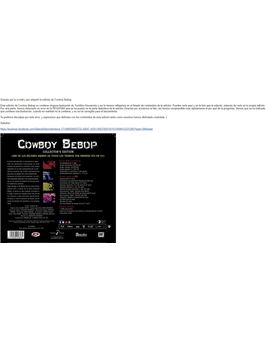 Respuesta de Selecta por la ilustración de la edición coleccionista de Cowboy Bebop