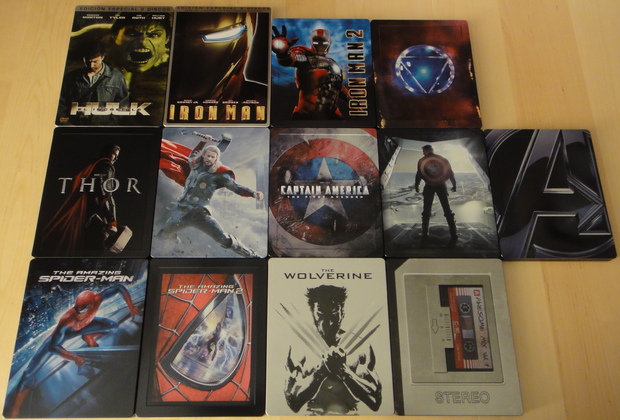 Mis Steelbooks Marvel