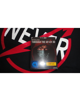 Metallica Through the Never 3D Steelbook exclusivo amazon Alemania