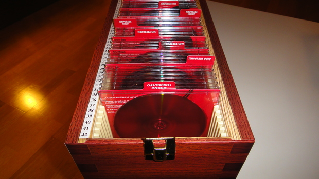 Dexter - Interior caja de muestras