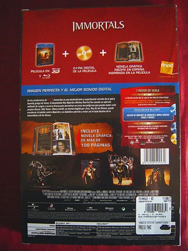 IMMORTALS (2D + 3D) (EDICIÓN ESPECIAL FNAC)