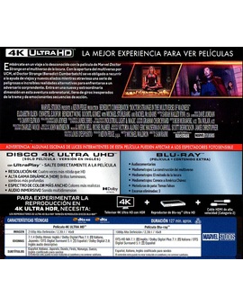 Duda con los idiomas del 4k del Doctor Strange En el Multiverso