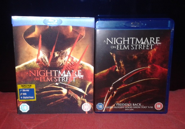 Pesadilla En Elm Street El Origen UK con funda lenticular