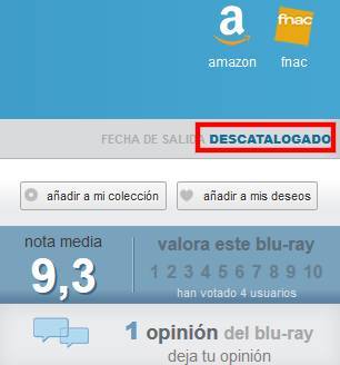 Fecha de salida en las fichas en Mubis
