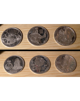 Para ZIZU: monedas Star Wars