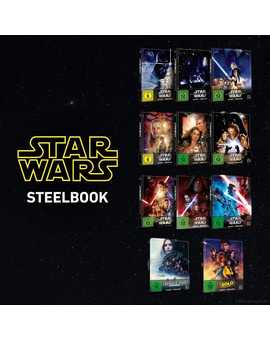 Star Wars Steelbooks: Cuando el error es mejor.