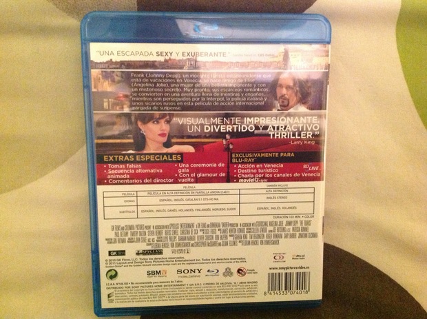 The Tourist Blu-Ray 3