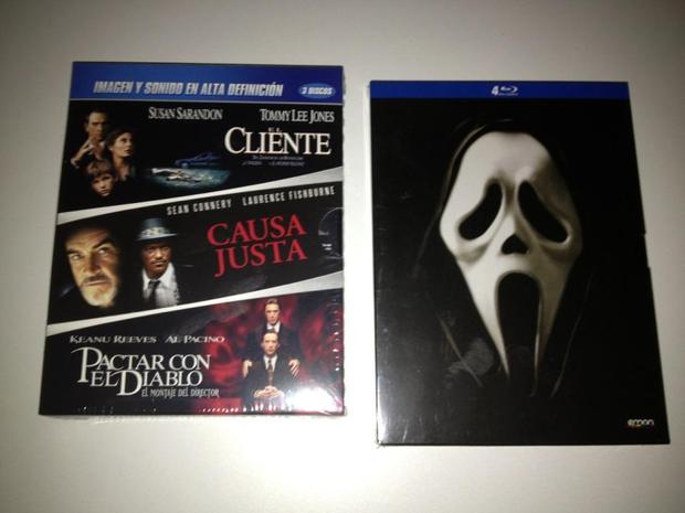Pack Warner y Cuatrilogia de Scream