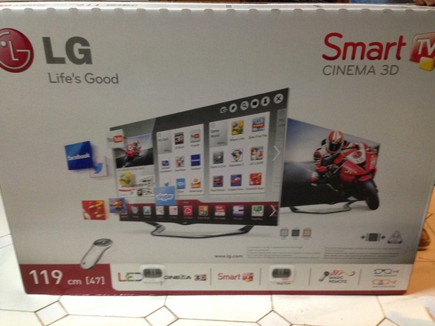 Y por fin tele nueva!!!!!!! 