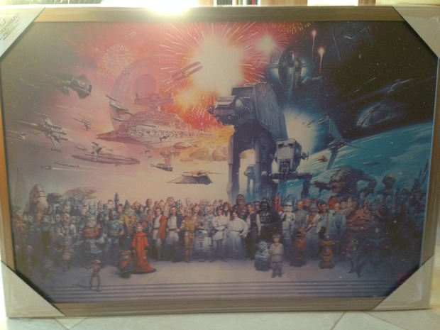 Poster personajes Star Wars 