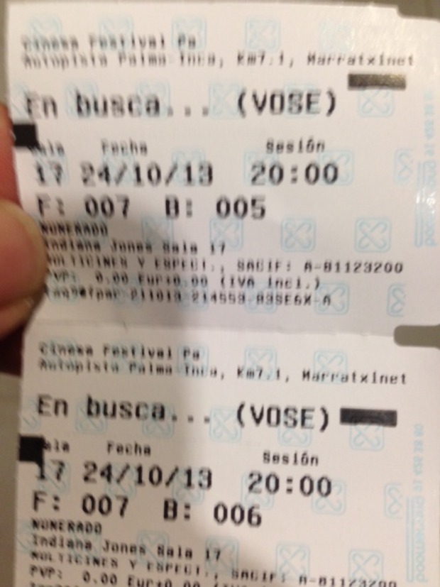 Genial volver a ver a Indiana en el cine, y gratis.