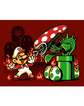 Mario vs Alien (foto friki de la semana xD)