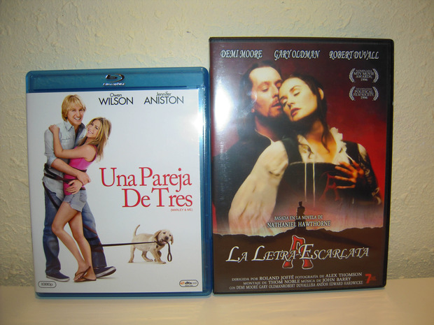 Una Pareja de Tres y DVD La Letra Escarlata (7/10/2013)