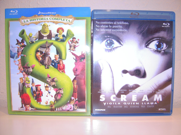 Shrek (La historia completa) y Scream (18/10/2013)