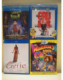 El Alucinante Mundo de Norman; Gru, Mi Villano Favorito; Carrie y Madagascar 3 (12/11/2013)