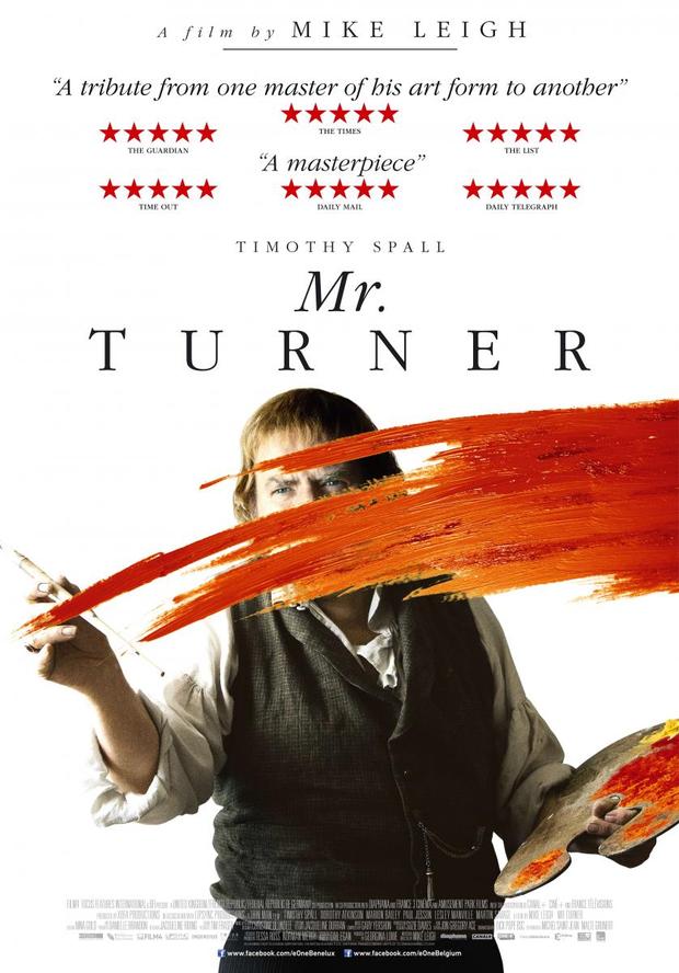 Mañana asisto al preestreno de MR.TURNER gracias al festival de cine europeo de sevilla