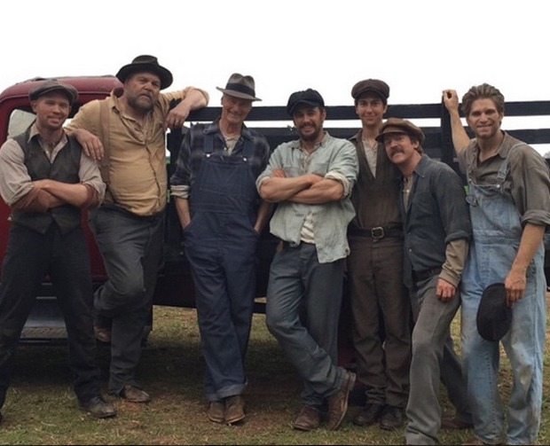 Imagen del rodaje de "In Dubious Battle", dirigida por James Franco