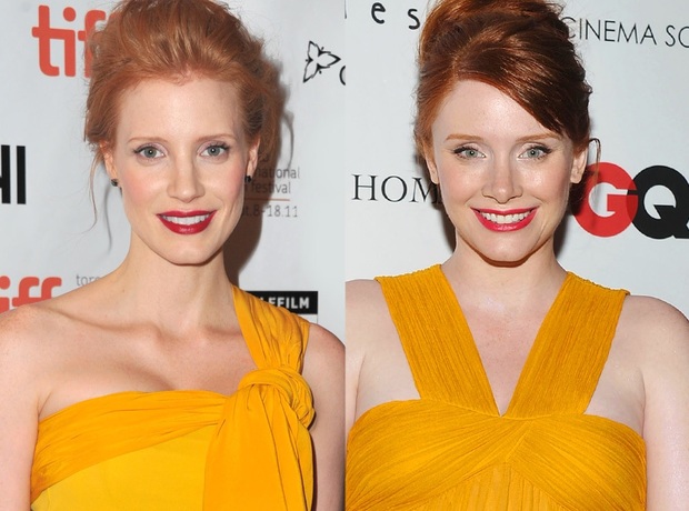 COSAS DE CINE (PARTE 1): Confundir a bryce dallas howard y jessica chastain