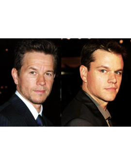 ¿Por que hay gente que confunde a matt damon y mark wahlberg?¿A quién le ocurre lo mismo?
