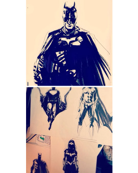 ¿PRIMER arte conceptual de BATMAN VS SUPERMAN?
