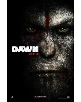 Treaser poster de DAWN OF THE PLANET OF THE APES (EL AMANECER DEL PLANETA DE LOS SIMIOS)