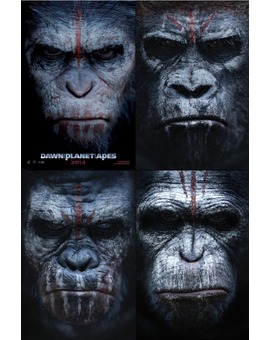 EL AMANECER DEL PLANETA DE LOS SIMIOS adelanta fecha de estreno. Proximo trailer y nuevos posters .¿Le tenéis ganas?