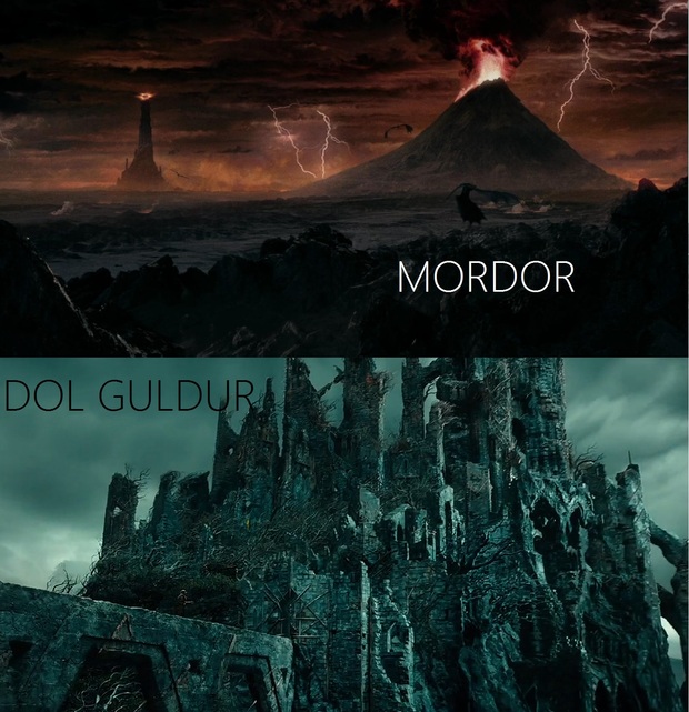 MORDOR vs DOL GULDUR ¿Con cual sitio os quedáis?