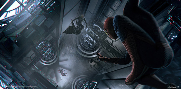 CONCEPT ARTS desechados de THE AMAZING SPIDER-MAN 2
