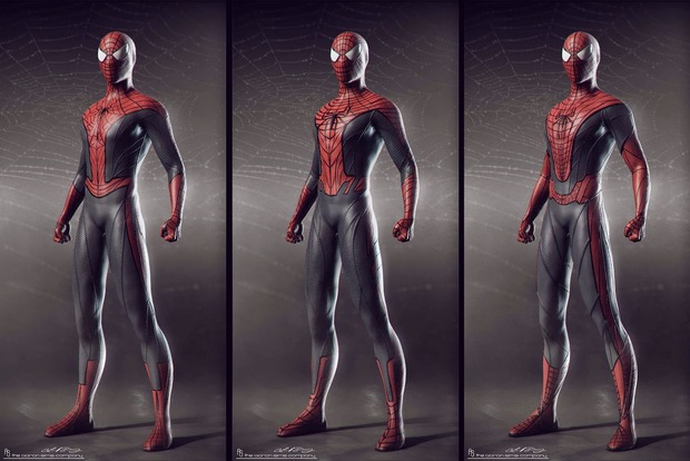 CONCEPT ARTS desechados de THE AMAZING SPIDER-MAN 2