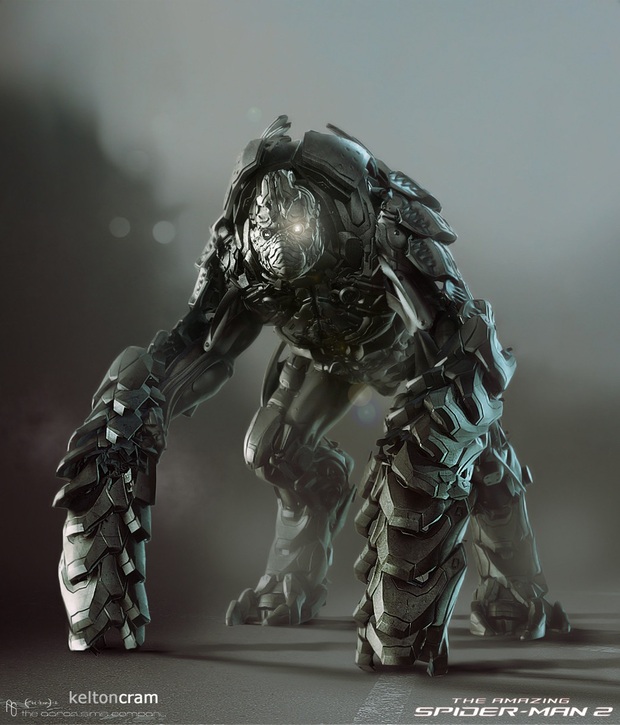 CONCEPT ARTS desechados de THE AMAZING SPIDER-MAN 2