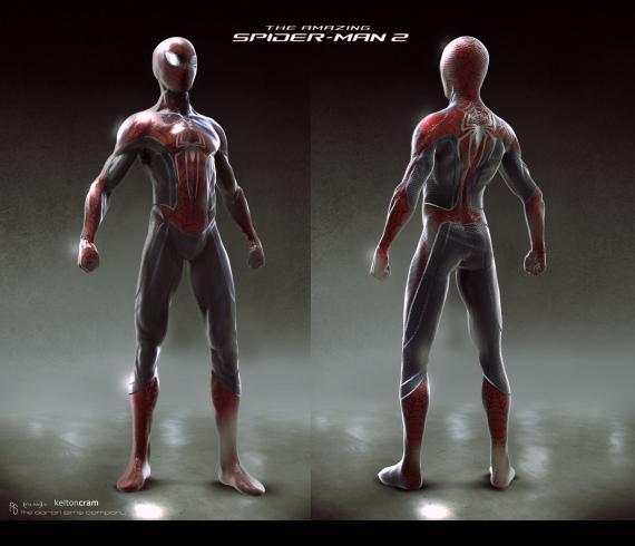 CONCEPT ARTS desechados de THE AMAZING SPIDER-MAN 2