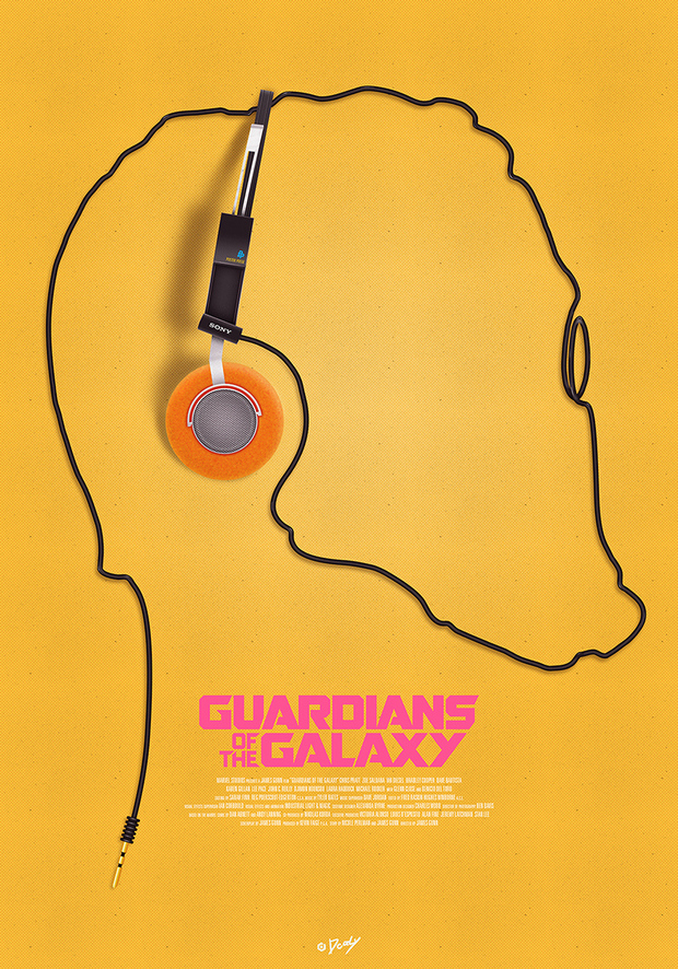 INCREIBLES POSTERS FAN de GUARDIANES DE LA GALAXIA (2)