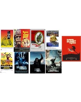 PLANET OF THE APES SAGA posters