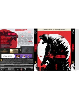 A mi warner no me la cuela, para vosotros , SLIPCOVER TERMINADO DE GODZILLA