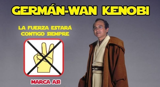 Voten a Germán Martínez, el candidato jedi a las elecciones peruanas