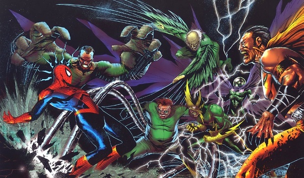 Un video de 'Los Seis Siniestros' revela el concept art de Buitre y Doctor Octopus