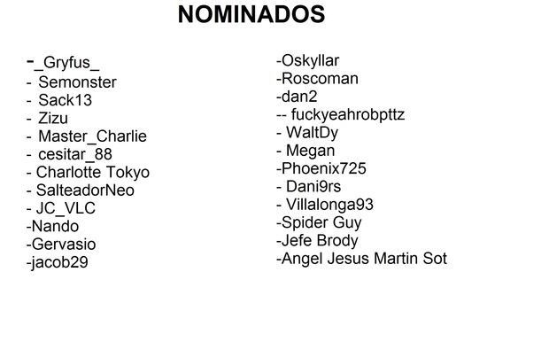 NOMINADOS