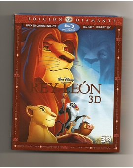 El Rey León edición diamante 3D - Caratula delantera 