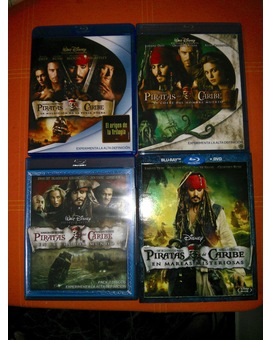 saga completa piratas del caribe!!