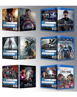 Capitán América Custom Cover (Trilogía)