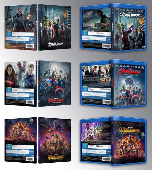 Vengadores Custom Covers (Trilogía)
