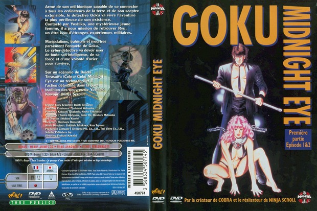 GOKU MIDNIGHT EYE 1 Y 2 DVD